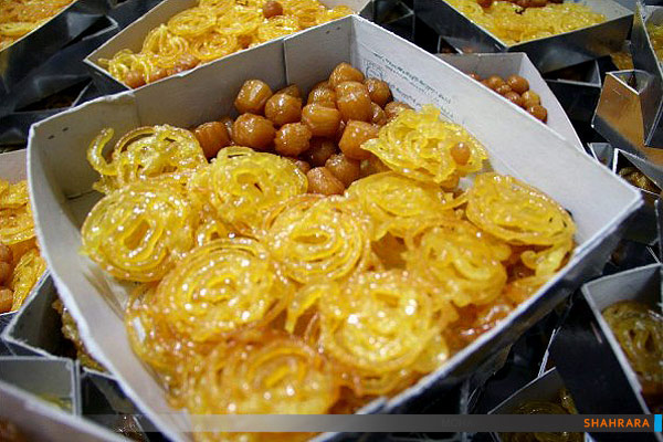 پخت زولبیا و بامیه ماه رمضان