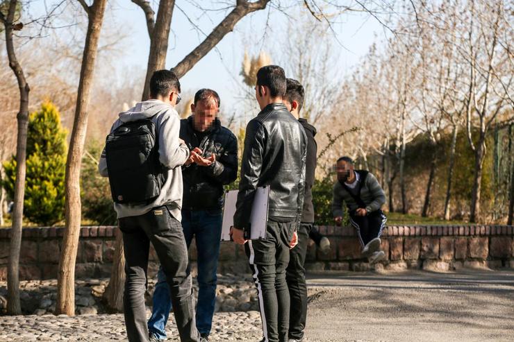 فرهاد بعد از گپ وگفت و اطمینان دادن از اینکه اطلاعاتش محرمانه پیش من خواهد ماند، راضی شد که روز فروش جنس هایش، من هم چندساعتی کنارش باشم و قول دادم زیاد هم حرف نزنم تا او راحت به کاسبی اش برسد.