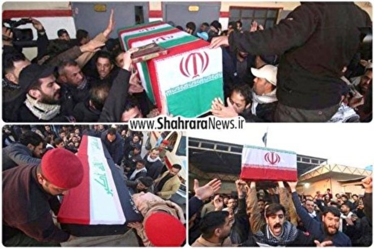 مراسم وداع با پیکر سردار شهید سلیمانی از کاظمین آغاز شد.