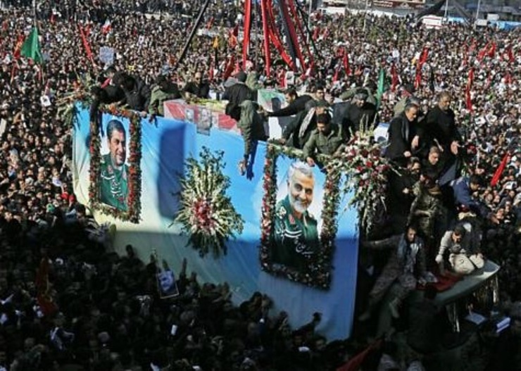 آمار جانباختگان مراسم تشییع پیکر مطهر شهید سپهبد قاسم سلیمانی در کرمان به ۵۶ تن رسید.