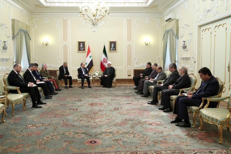 نخست‌وزیر سوریه امروز با رئیس جمهور کشورمان دیدار کرد.
