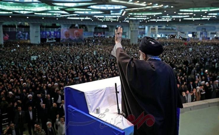 ظهر امروز نماز جمعه تهران به امامت رهبر معظم انقلاب اسلامی برگزار گردید