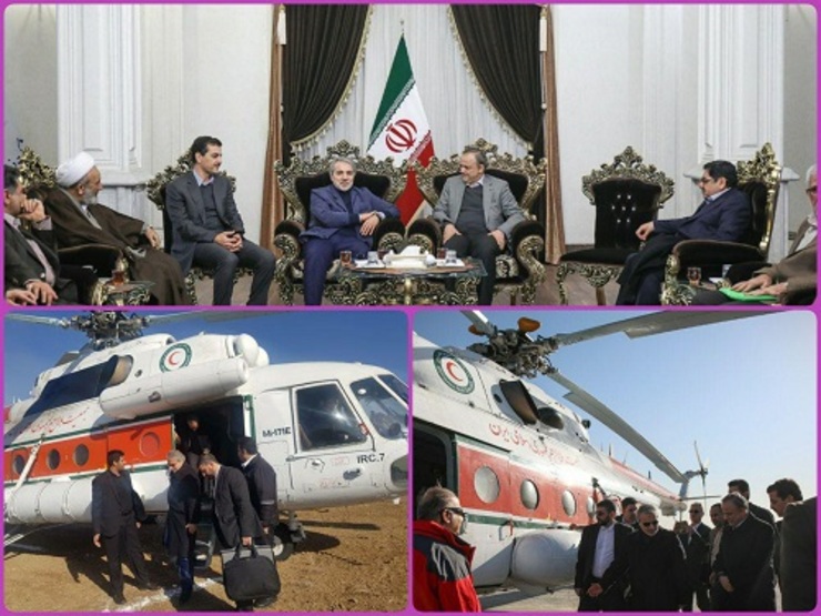 نوبخت معاون رئیس جمهور و رئیس سازمان برنامه و بودجه کشور صبح امروز به همراه رییس بنیاد مسکن انقلاب اسلامی از بیرجند وارد مشهد شده و پس از استقبال استاندار خراسان رضوی، راهی یکی از روستا‌های شهرستان بردسکن شد.