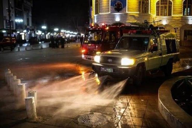 ایستگاه کارگران فصلی و ساختمانی در راستای اقدامات پیشگیرانه در برابر بیماری های ویروسی  گندزدایی شد.