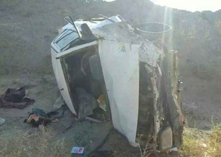 فرمانده انتظامی شهرستان تربت حیدریه از واژگونی یک دستگاه خودرو پراید با یک کشته و ۵ مصدوم خبر داد.