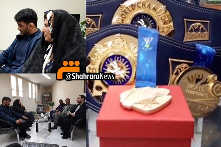 حسن یزدانی قهرمانی کشتی جهان و عضو تیم کشتی آزاد #تا_ثبت_جهاني_توس ، ظهر امروز مدال های خود را به موزه حرم امام رضا (ع) تقدیم کرد.