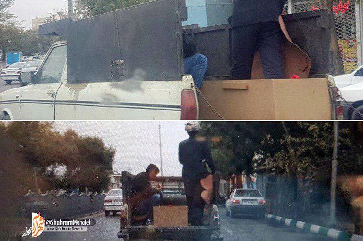 وقتی آمبولانس جای خود را به وانت می‌دهد / عکس: سعید گلی