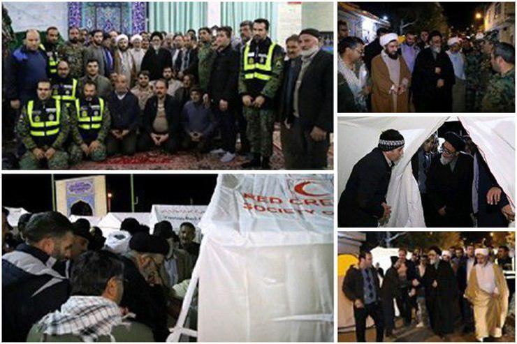 نماینده، ولی فقیه در آذربایجان شرقی بامداد امروز از روستای زلزله زده ورنکش میانه دیدن کرد.