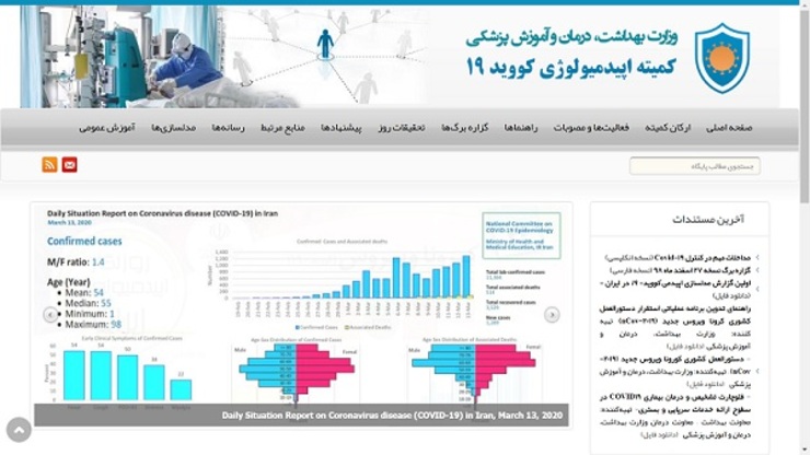 سایت جامع اطلاع رسانی بیماری کووید- ۱۹ توسط معاونت آموزشی وزارت بهداشت راه اندازی شد.