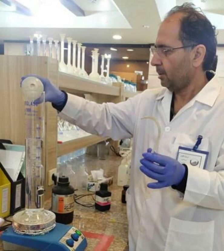 فرمول ساخت محلول ضد عفونی کننده دست در آزمایشگاه مرکزی این شرکت بهینه سازی شد.