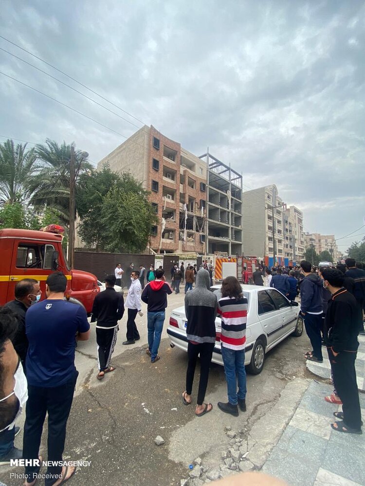 انفجار منزل مسکونی با نشست گاز در اهواز+تصاویر