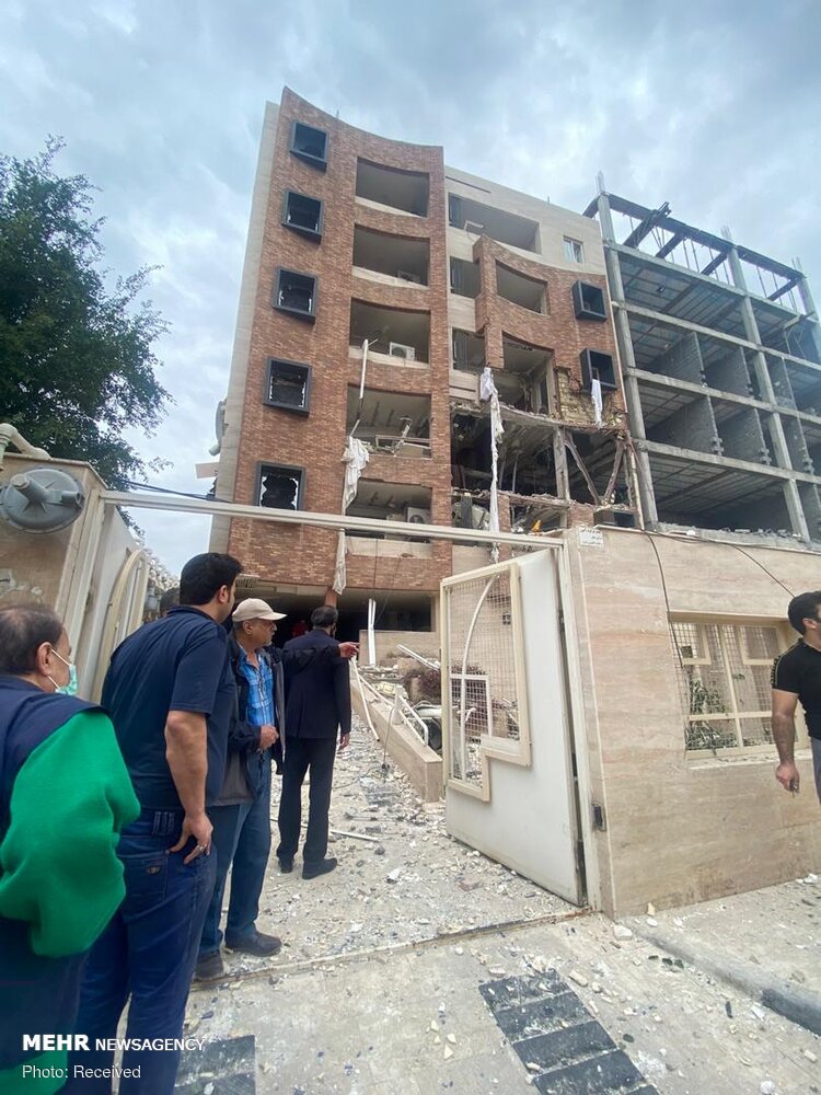 انفجار منزل مسکونی با نشست گاز در اهواز+تصاویر