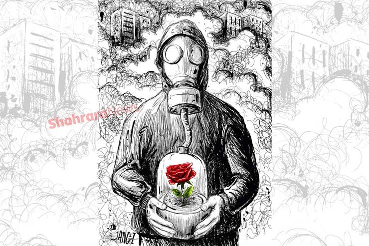 طرح از رضا جنگی، کارتونیست روزنامه شهرآرا