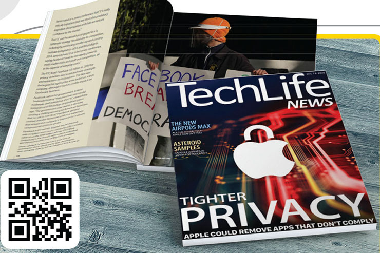هفته نامه TechLife در شماره ۱۲ دسامبر، طرح جلد خود را به تغییر در سیاست‌های حریم خصوصی اپل اختصاص داده است.