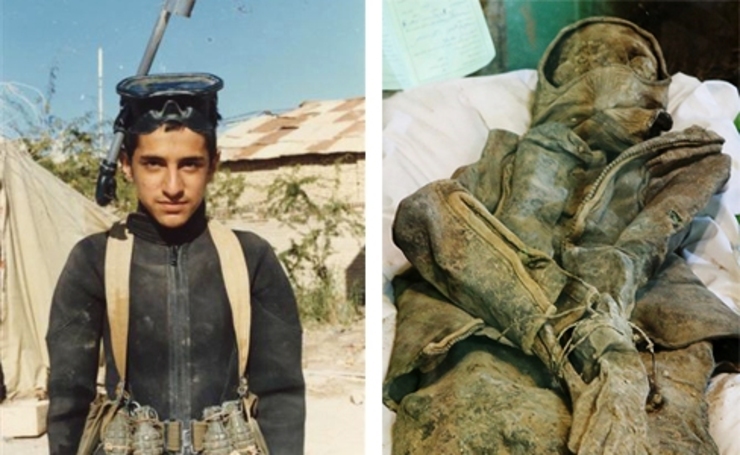 خرداد ۹۴، وقتی همراه با ۱۷۵ شهید عملیات کربلای ۴ تصویری از شهدای غواص دست‌بسته منتشر شد، نام یکی از شهدا به نام مسعود شادکام در سایت‌ها پر شد، نوجوانی که گفته می‌شد صاحب همان عکس معروف است. همان زمان به خیابان احمدآباد رفتم و ساعتی با مادر شهیدی که قدرت راه‌رفتن سال‌ها از او گرفته شده بود روبه‌رو شدم.