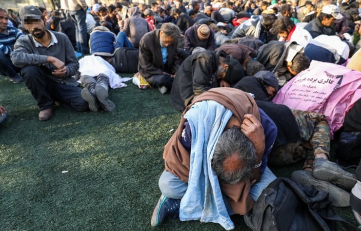 ۱۰۰ معتاد متجاهر در شهرک شهید رجایی و باهنر جمع‌آوری شدند.