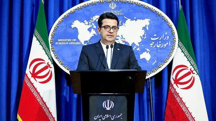 سخن‌گوی وزارت خارجه در ابتدای نشست خبری خود پیامی خطاب به مردم، دولت و پلیس آمریکا قرائت کرد.