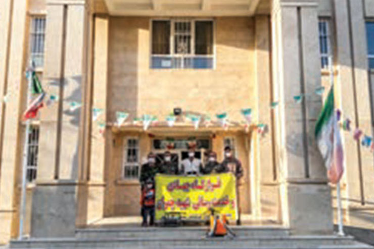 ضدعفونی مدارس سیدی از سوی مجاهدان قرارگاه شهید چمران