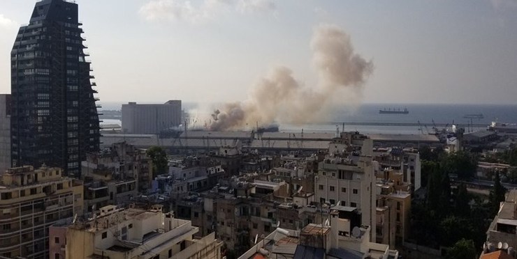 رسانه‌ها از وقوع انفجار شدید در بندر شهر بیروت، پایتخت لبنان خبر دادند.