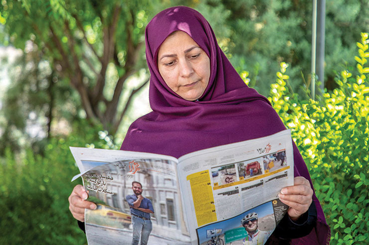 اولین خبرنگار زن بازنشسته روزنامه قدس از سال‌های فعالیت خود در این عرصه می‌گوید
