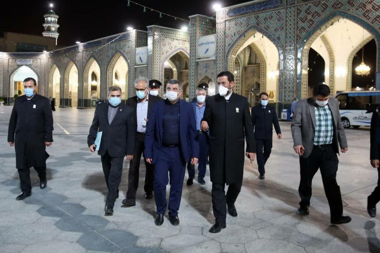 معاون کل وزیر بهداشت درمان و آموزش پزشکی به بارگاه نوارنی ثامن الحجج(ع)  مشرف شد و در بازدید خود، نحوه رعایت دستورالعمل‌های بهداشتی در سطح اماکن متبرکه رضوی، فراهم سازی امکانات لازم برای رعایت دستورالعمل‌های بهداشتی توسط آستان قدس رضوی در سطح اماکن متبرکه رضوی را بسیار مطلوب ارزیابی کرد.