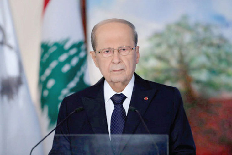رئیس‌جمهور لبنان، در سخنرانی تلویزیونی خود به‌مناسبت صدمین سالگرد تشکیل دولت لبنان، خواستار تشکیل دولتی سکولار شد.