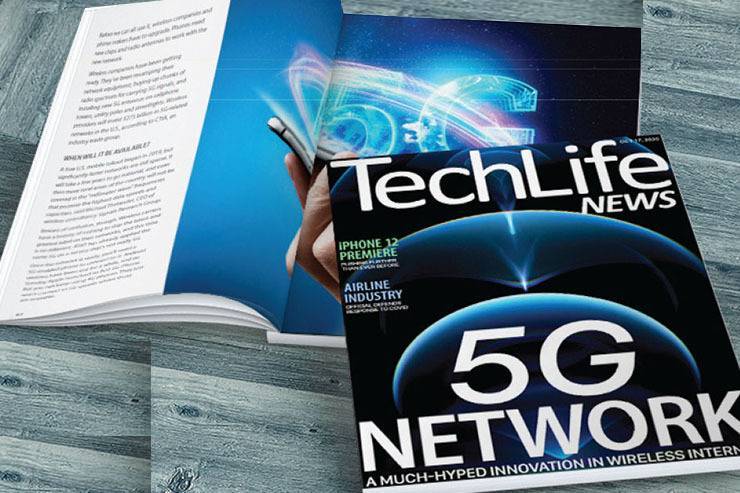 نشریه Techlife News طرح روی جلد خود را به نسل پنجم شبکه‌های ارتباطی یا همان ۵G اختصاص داده است و از آن به عنوان نوآوری اعتیادآور در حوزه اینترنت بی سیم یاد کرده است.