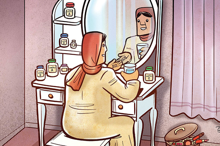 به جای استفاده بی رویه از لوازم آرایشی به سلامتی پوست و موهایتان اهمیت بدهید