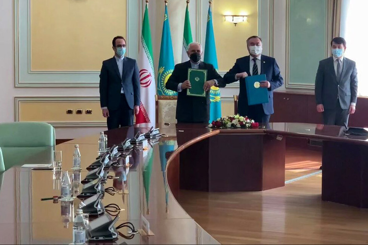برنامه همکاری میان وزارت امور خارجه جمهوری اسلامی ایران و وزارت امور خارجه جمهوری قزاقستان امضا شد.