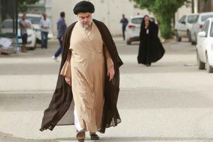 رهبر جریان صدر عراق گفت که در حال تشکیل دولت اکثریت ملی است و به کسی اجازه تهدید شرکا و یا صلح مدنی را نخواهد داد.