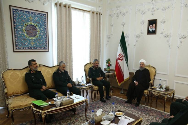 یک منبع نزدیک به دفتر رئیس‌ دولت‌های یازدهم و دوازدهم، مطالب نقل شده از دیدار فرماندهان نظامی با روحانی در سال 1396 را تکذیب کرد.