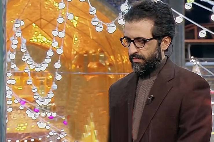 بهروز شعیبی سیمرغ جشنواره فجر را به حرم امام رضا تقدیم کرد