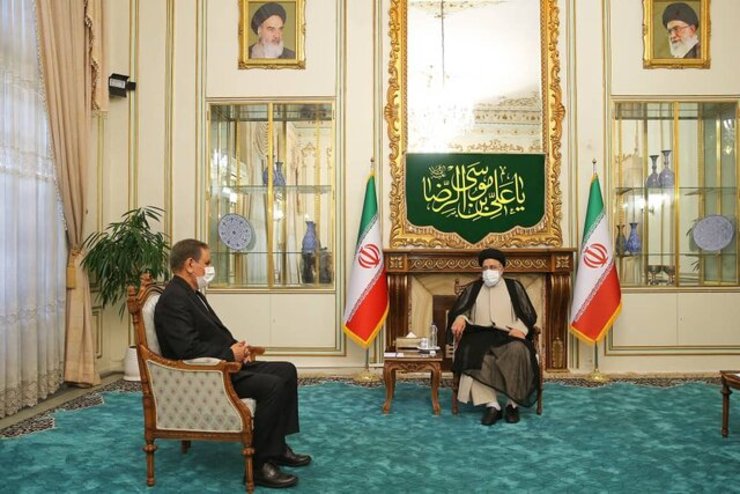 معاون اول رئیس جمهوری در دیدار با سید ابراهیم رئیسی، انتخاب وی به ریاست جمهوری اسلامی ایران را تبریک گفت.