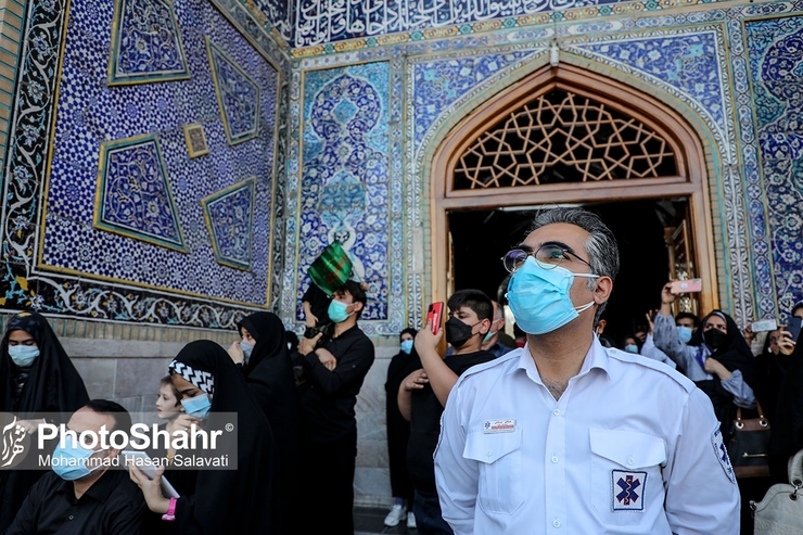 تشدید پروتکل‌های بهداشتی در حرم مطهر رضوی همزمان با موج پنجم کرونا