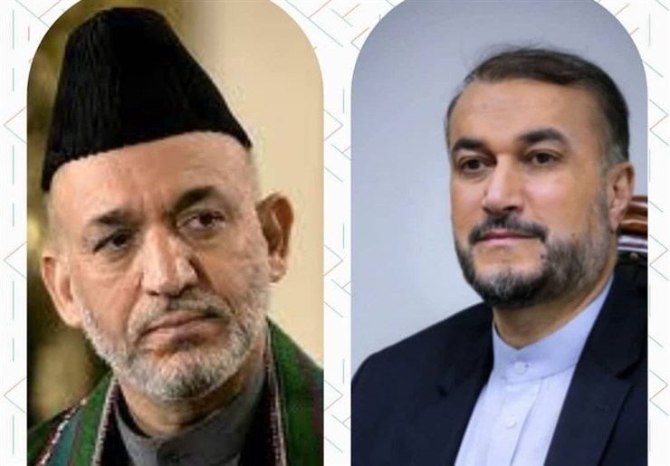 در گفتگوی تلفنی وزیر امور خارجه کشورمان رئیس جمهور اسبق افغانستان، آخرین تحولات این کشور مورد گفتگو و تبادل نظر قرار گرفت.
