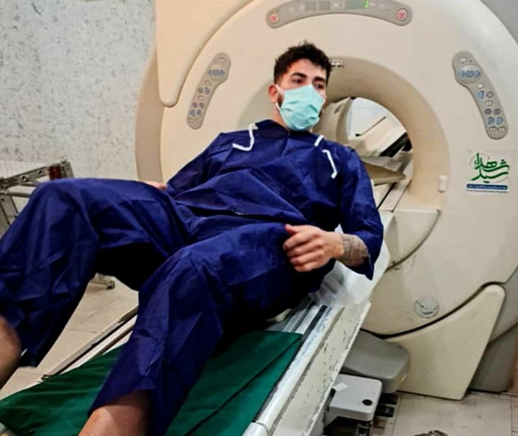 بازیکن بلندقامت آرژانتینی در تست پزشکی شهداب یزد شرکت کرد.