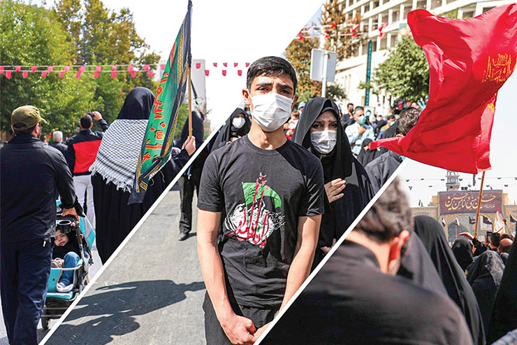جمعیت «جاماندگان پیاده روی اربعین» در میدان شهدا به هم می‌رسند؛ جایی که توفق و وحدت کلمه موج می‌زند، شهرداری میدانگاه را به حرم شهدا تبدیل کرده است.