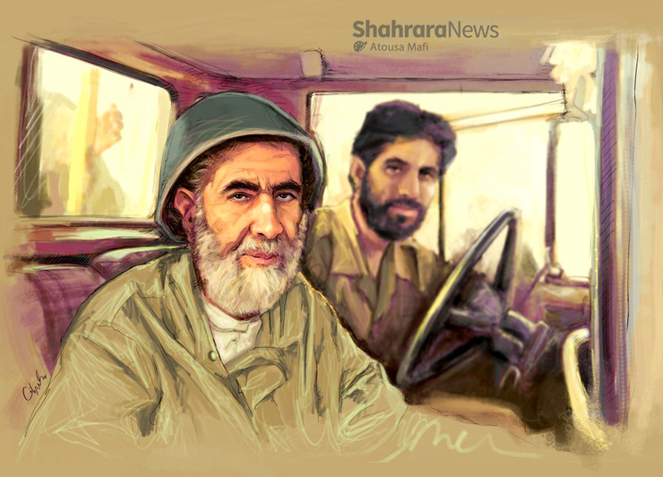 میرزا جوادآقای تهرانی در طول ۸ سال دفاع‌مقدس، ۴ بار در دوران کهن‌سالی عازم جبهه شد. کسی که از گذاشتن هر پسوندی در ابتدای نامش ابا داشت و معمولا در تألیف‌هایش فقط می‌نوشت «جواد».