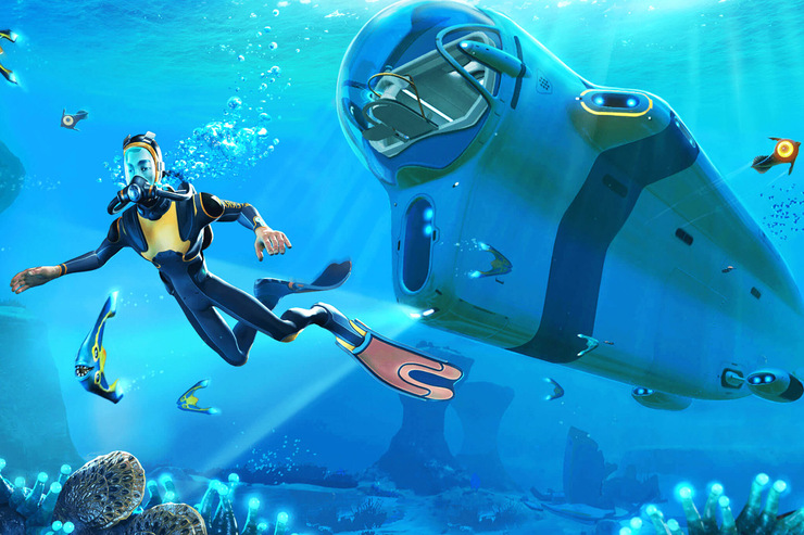 بازی «سابناتیکا» (Subnautica) یکی از نمونه‌های درخشان ژانر بقاست، عنوان مستقلی که شما را در دل اقیانوسی عظیم رها می‌کند و باید تلاش کنید زنده بمانید.