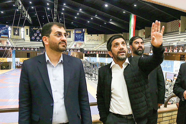 عبدا... ارجائی با علیرضا دبیر درباره توسعه کشتی در مشهد گفتگو کرد/