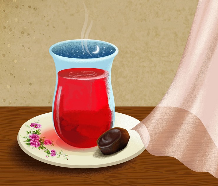 روزه کله گنجشکی خیلی لذت دارد. منیره هاشمی، شاعر کودک و نوجوان در شعر «ماه قشنگ» در این باره گفته است.