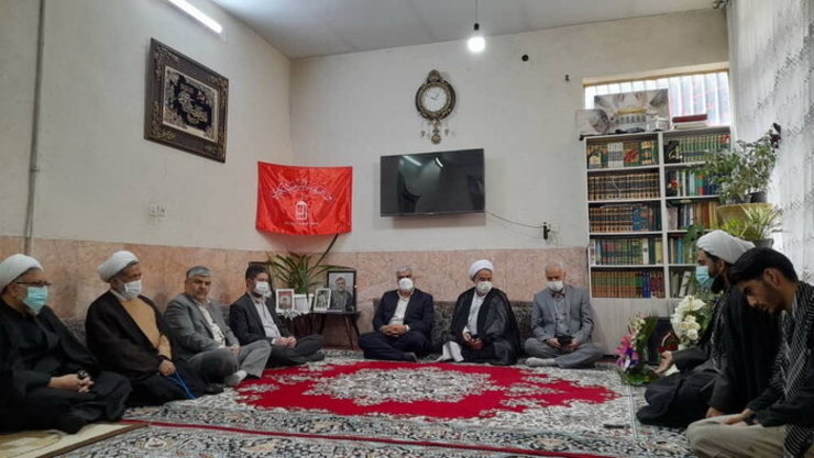 حضور مسوولان قضایی خراسان رضوی در منزل شهیدان اصلانی و دارایی