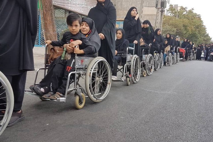 معلولان مشهدی بیش از ۲۴سال است که با حضور در تنها هیئت مذهبی معلولان ایران، مراسم‌های مذهبی را گرامی می‌دارند.
