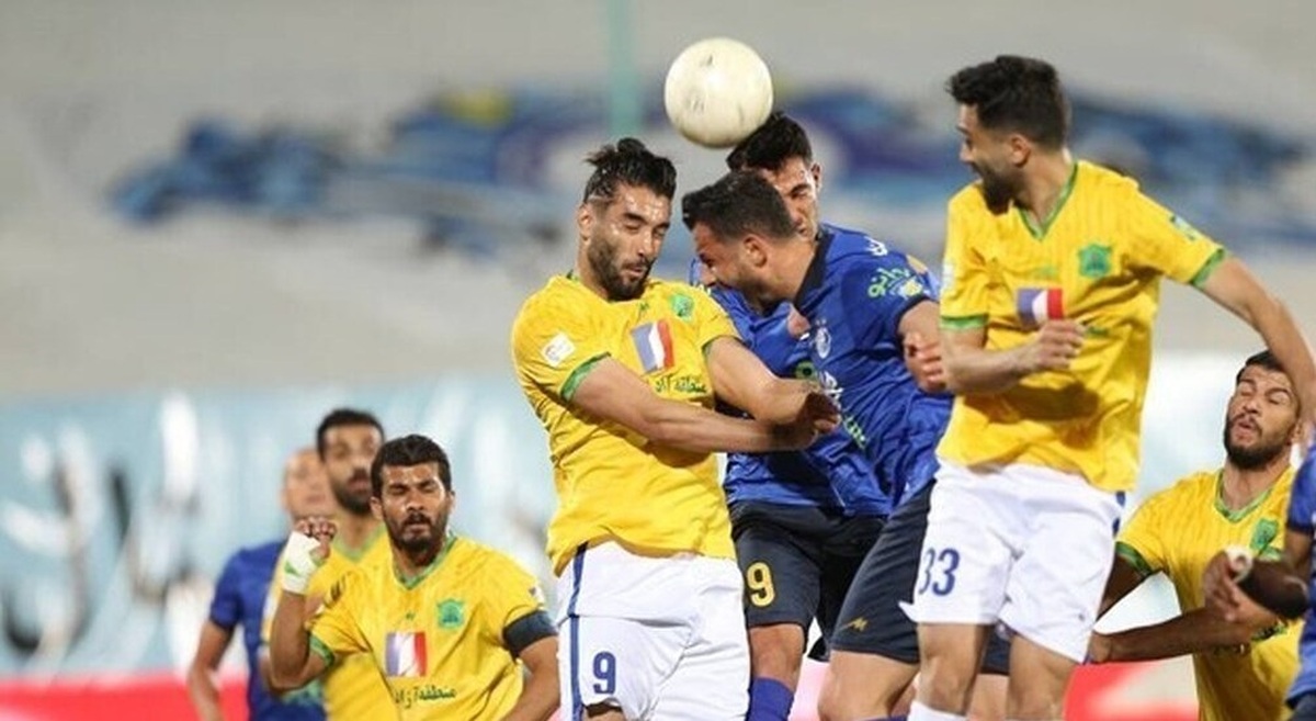 ترکیب استقلال مقابل صنعت نفت آبادان به نظر می رسد لو رفته است.