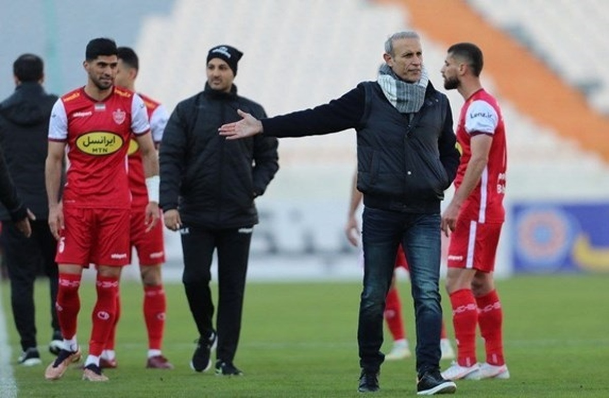 سرمربی پرسپولیس در کنفرانس خبری پس از تساوی تیمش مقابل آلومینیوم طوفان به پا کرد.