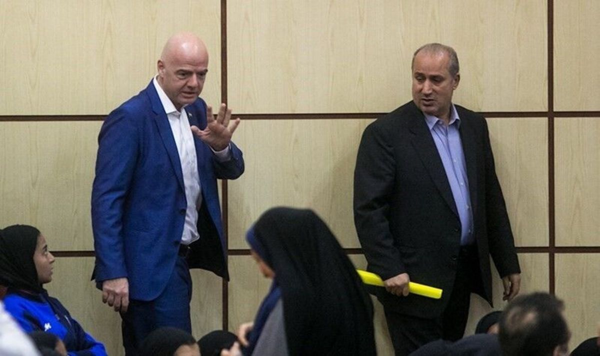 رئیس فدراسیون فوتبال باز هم درخواست خود را از رئیس فیفا مطرح کرد.