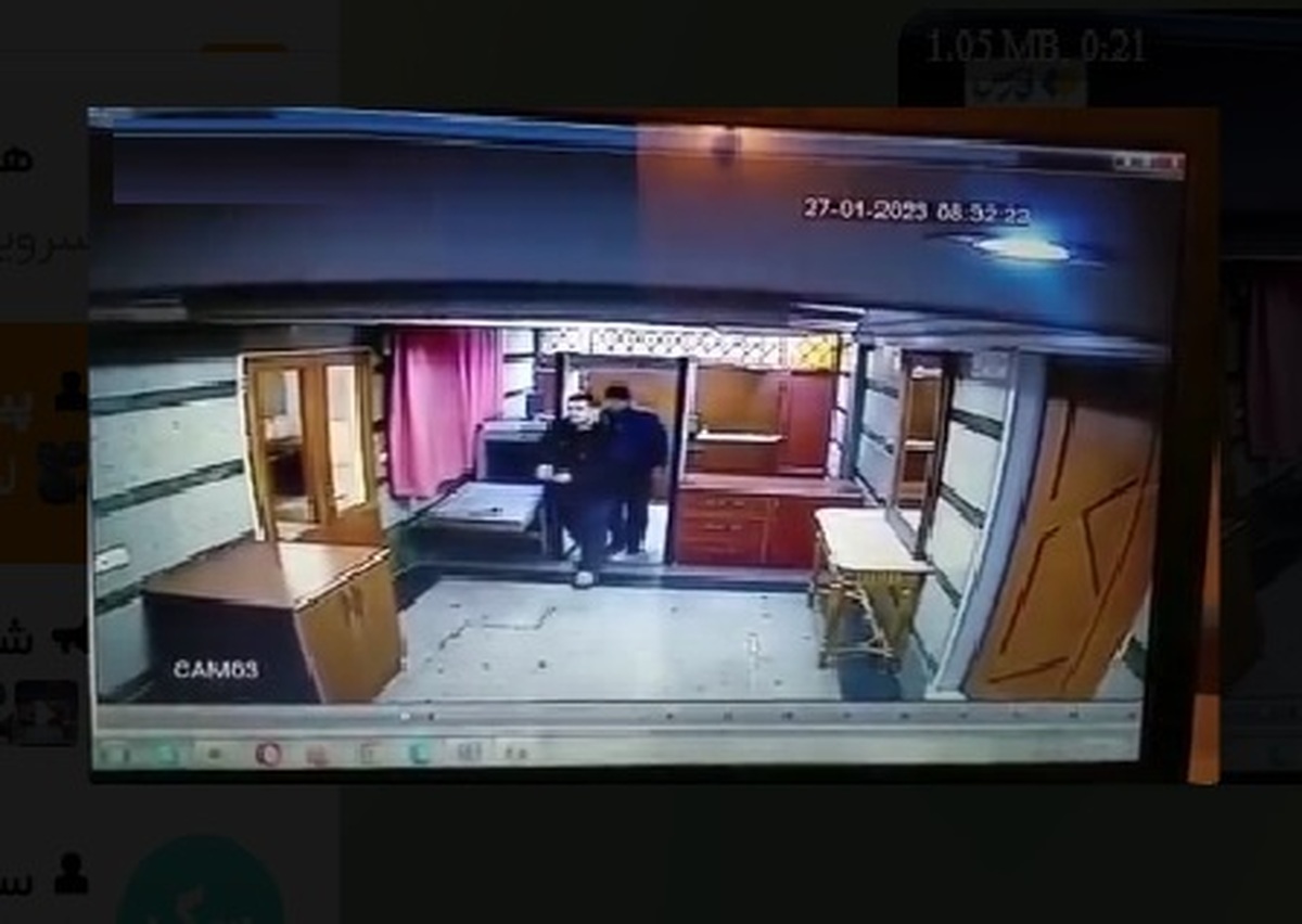 فیلمی از لحظه ورود مهاجم به سفارت آذربایجان در تهران که توسط دوربین های مداربسته سفارت ضبط شده است.