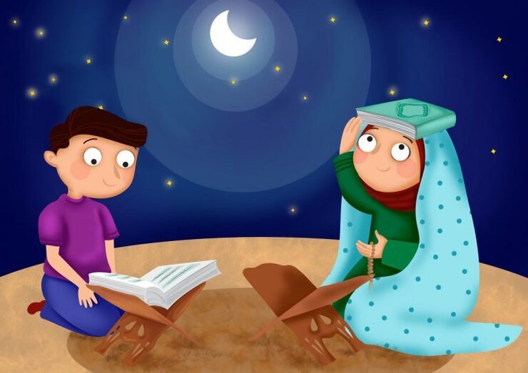 بچه‌ها می‌دانید چرا شب قدر به هزار ماه می‌ارزد و تا این اندازه نزد خداوند محترم و عزیز است؟