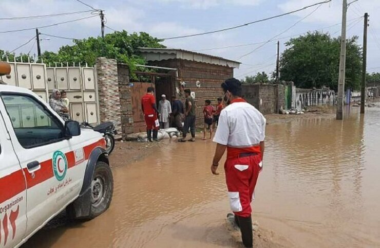 امدادرسانی به بیش از ۱۷۰۰ نفر در سیل و آبگرفتگی ۱۷ استان کشور| ۲ نفر جان باختند