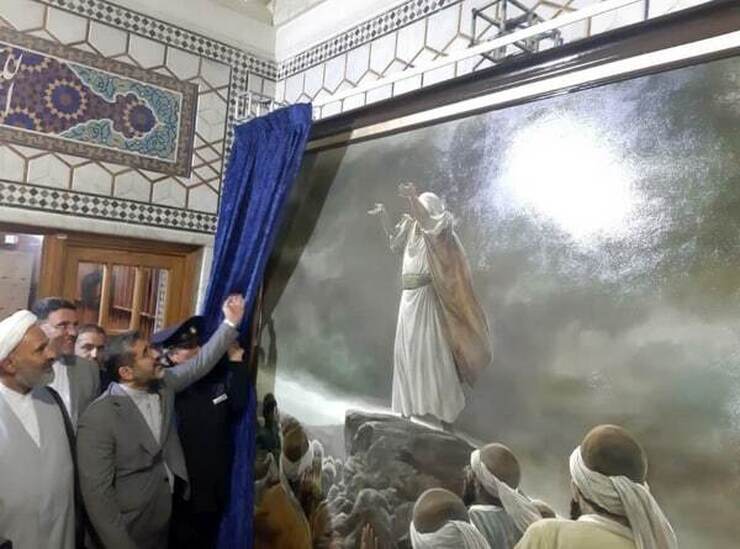 جدیدترین اثر از حسن روح‌الامین که مربوط است به واقعه تاریخی اقامه نماز باران امام رضا(ع) در حرم رضوی رونمایی شد.